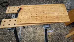 Lochraster für den Pfeilständer